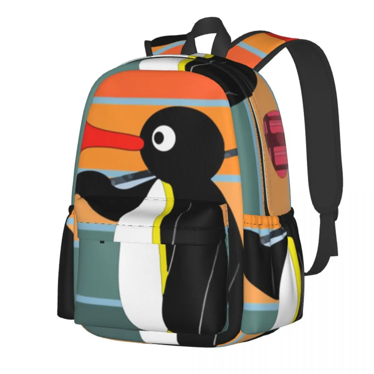 Noot Mother Pingu Meme Backpack noot rabby pingu meme funny stop motion Leisure Backpacks Big School Bags Designer Rucksack