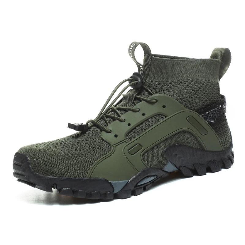 

Men's Large Size Shoes Outdoor Casual Hiking Fishing Shoes One Pedal Wading