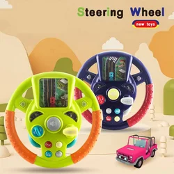 Sound Toys,Baby Coaxing Artifact,Simulation Driving Trolly Simulation Steering Wheel 1-5 Years Old Children'S Gift Toy