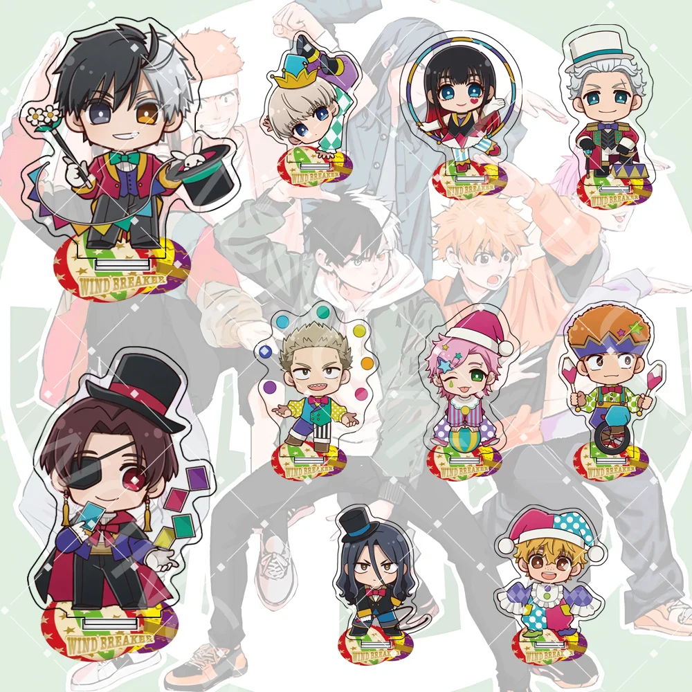 Anime WIND BREAKER 10CM Acrylic Stand keychain Anime Stand Haruka Sakura Hajime Umemiya Tabletop Display Fans Collection