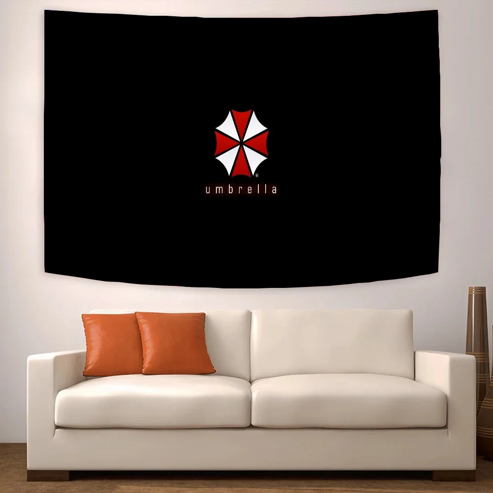 Umbrella Corporation Logo Funny Flags and Banners Garage Decoration Room Decor Y2k Wall Flag Outdoor Decorations Garden Home