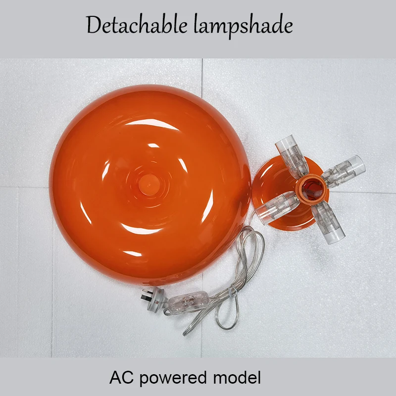 Italian Mimimalism Mushroom Lamp Decorative Light with E14 Base or Fixed LED AC/DC Powered for Livingroom Study Bedside Lighting