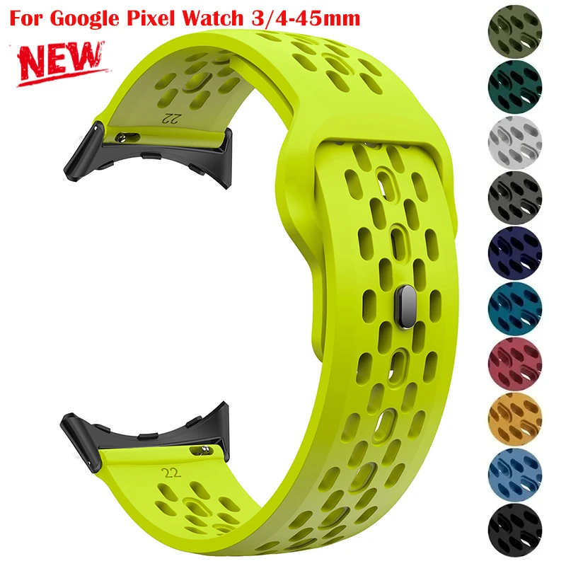�y�Z�[�����z�V���R�����v�o���h Google Pixel Watch 4/3 45mm �p �ʋC���X�|�[�c�X�g���b�v Google Pixel Watch 2/1 41mm ���X�g�o���h �R���A