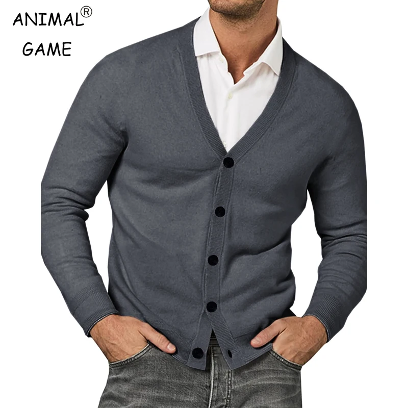 

Mens Cardigan Sweaters V Neck Button Down Casual Cardigan Slim Fit Knit Sweater Winter Warm Long Sleeve Lightweight Tops