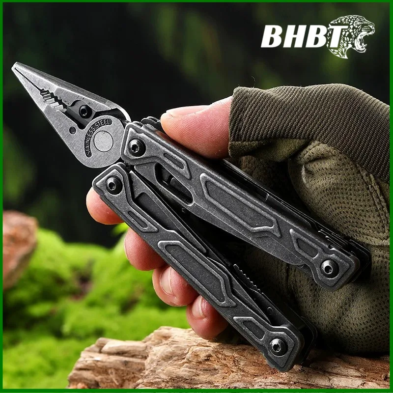 

BHBT 27 in 1 Multitool Pliers Pocket Knife EDC Portable Outdoor Camping Survival Equipment Multi-Tool with Bits Set
