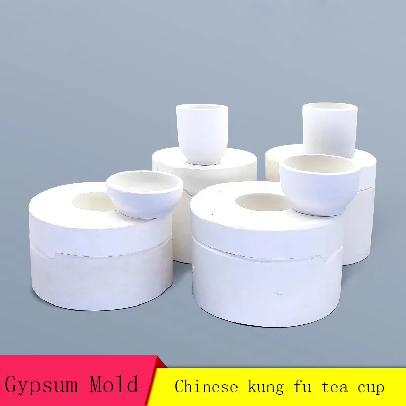 Gypsum Plaster Mold Moulds for Handmade Pottery, Clay Ceramic, Chinese Kung Fu Teacup Tea Cup Making Forming Auxiliary Tools