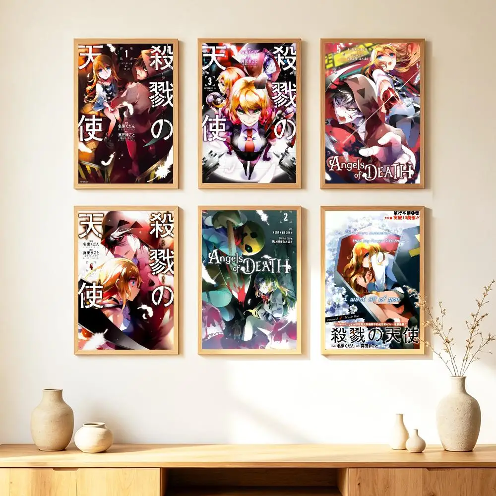 comic Angels of Death Poster HD Poster Warm Home Decoration Suitable for Bedroom and Living Room Gifts Giving