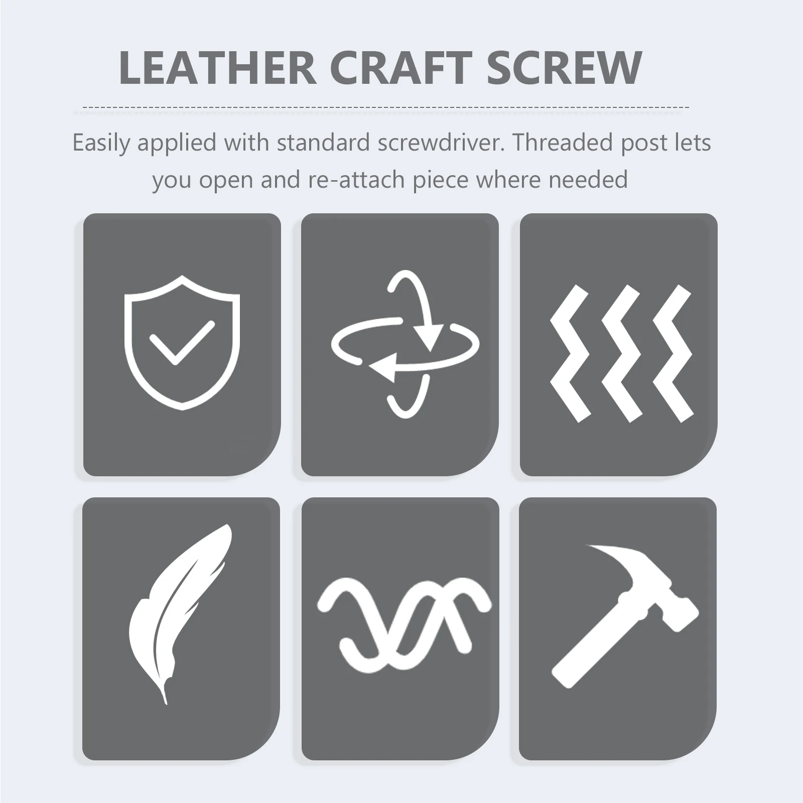 50 Sets Booklet Screws Scrapbook Metal Post Mini Posts Craft Nickel Plated