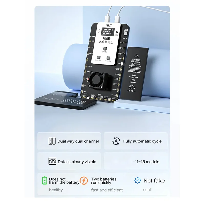 GTBL KC03 Battery Charge Repair Instrument Battery Reader And Repairer Attery Bottom-Level Read, Write