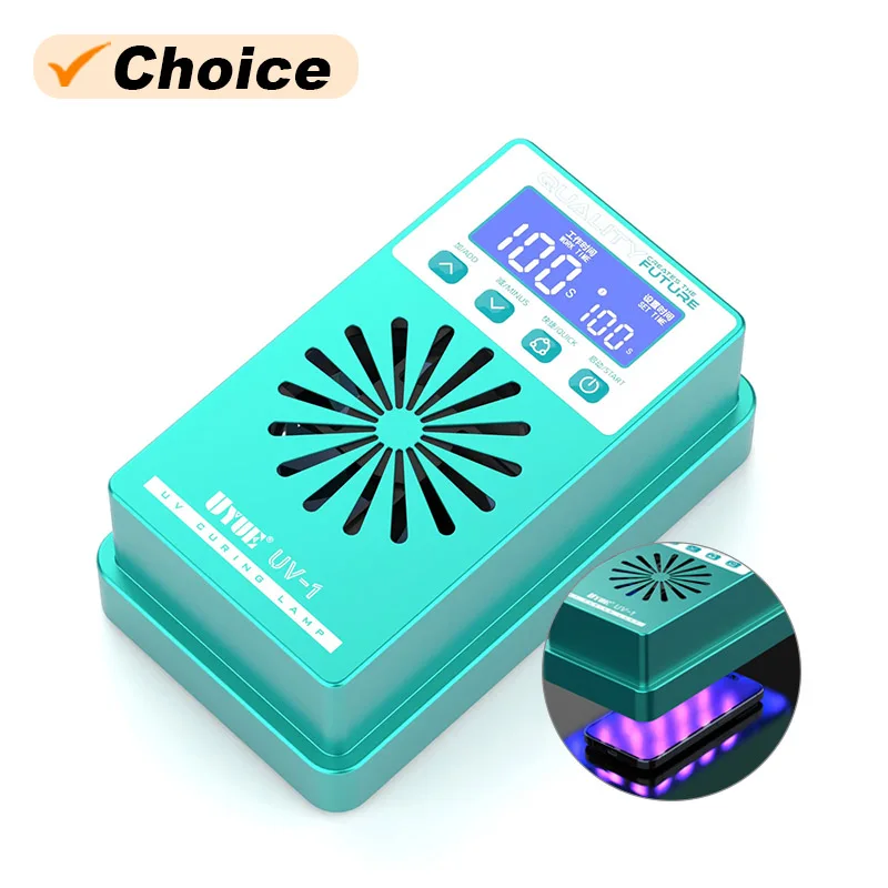 UYUE UY-1 UV Curing Lamp for Mobile Phone Strong Heat Dissipation Curved Straight Screen Repair Glue Adhesive Fast Curing Light