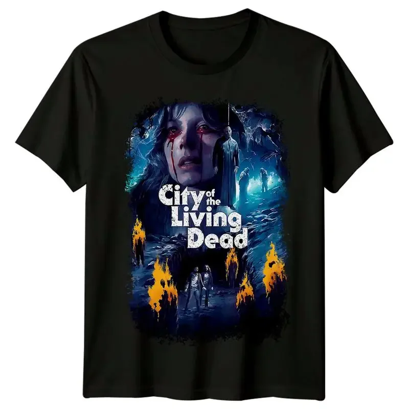 City of the Living Dead 1981 Movie Poster Inspired T shirt Retro