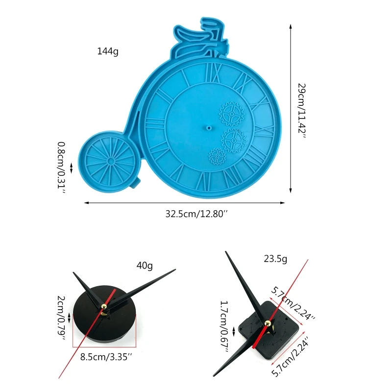 DIY Clock Silicone Mold Handmade DIY Epoxy Resin Molds for Jewelry Making Tool Dropship