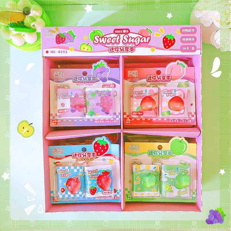 cute things kawaii Stationery back to school supplies fruit Mini Portable Notebook gift for kids small Notepad diary Pendant