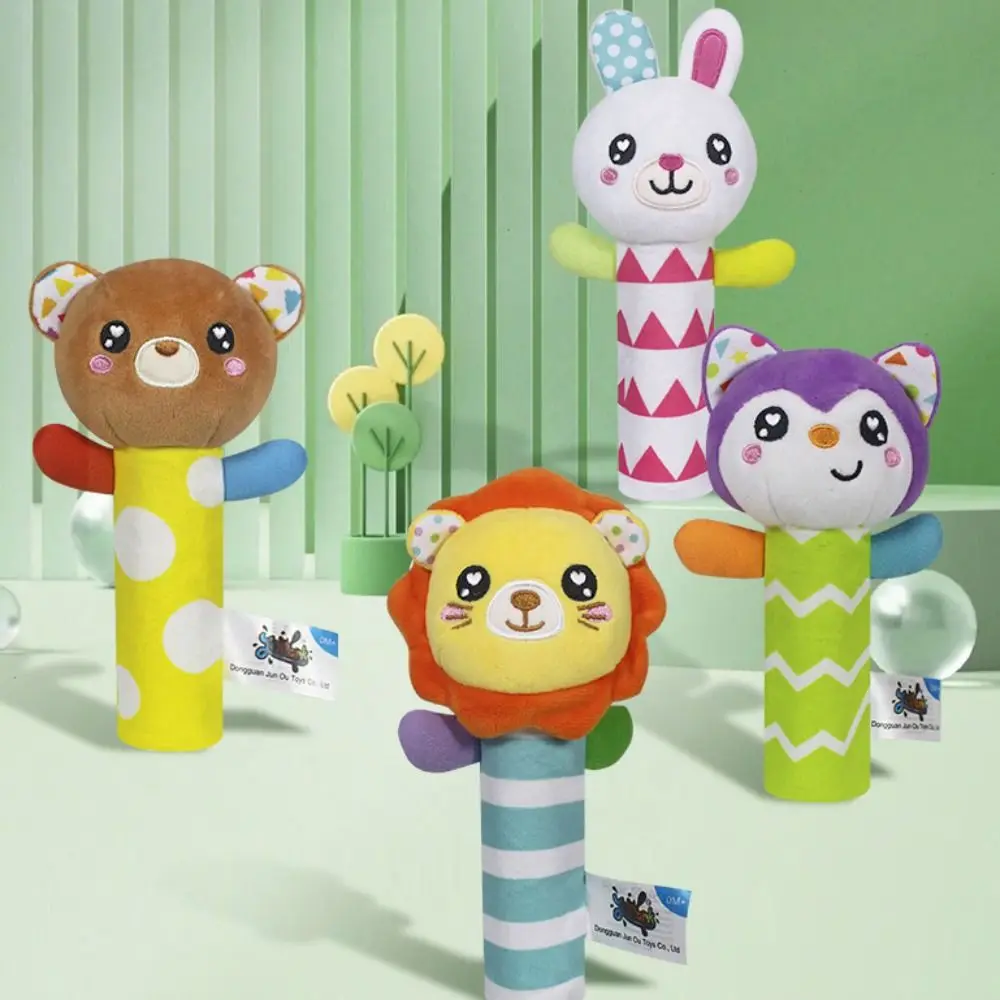 

Мягкие игрушки-колокольчики с ручным приводом, Мультяшные животные со львом, креативный медведь с ручным приводом, мягкая плюшевая игрушка-животное