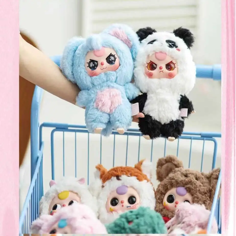 Dalam stok bayi tiga V3 boneka mewah kotak buta mainan kotak misteri