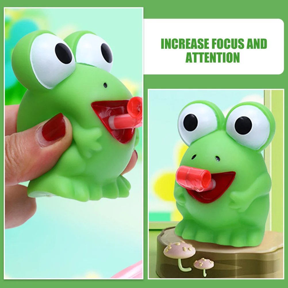 Vaguelly 2 pezzi rana suono spremere giocattolo decompressione cartone animato antistress elastico novità portatile favore di partito adorabile divertimento