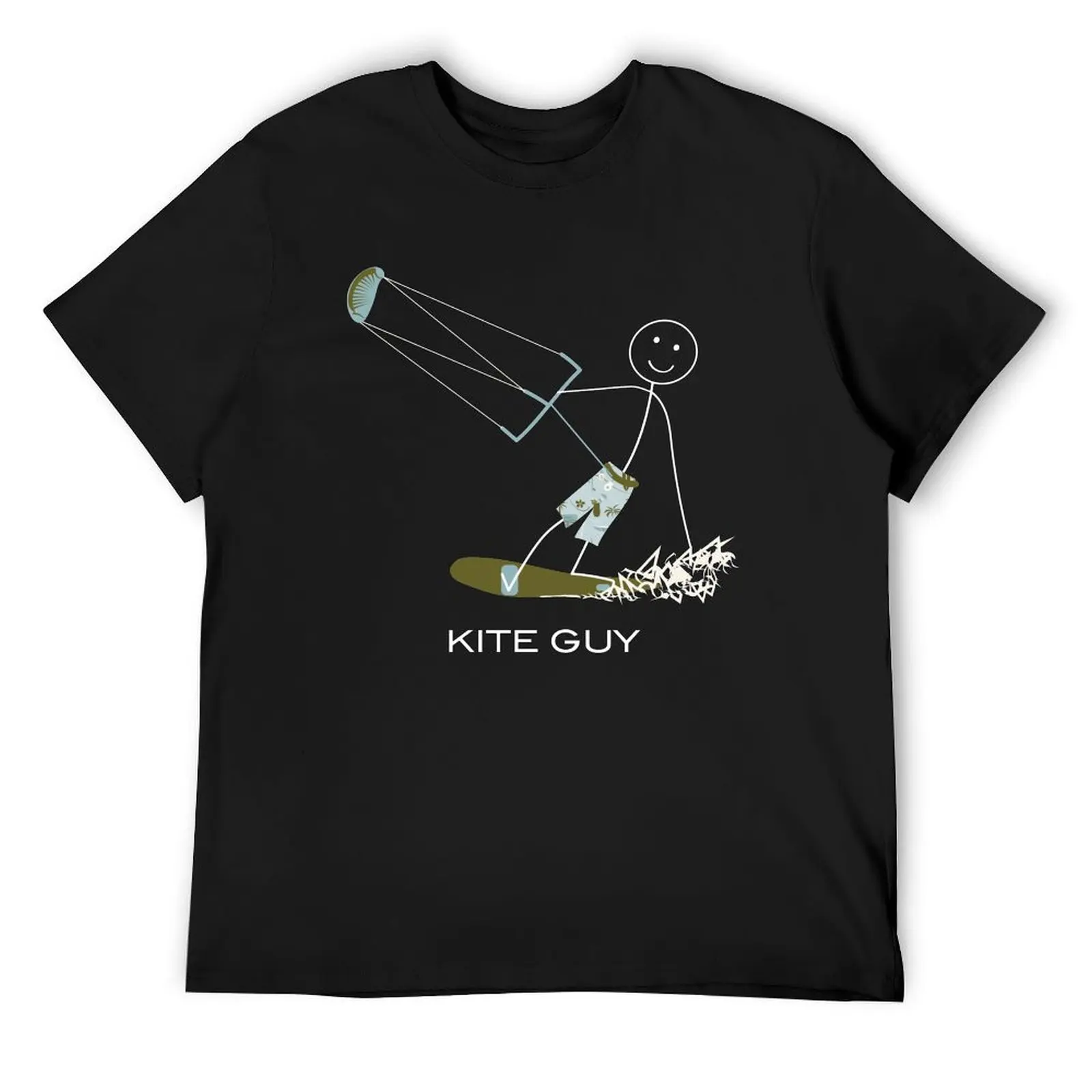 Funny Mens Kiteboarding Design T-Shirt graphics blanks boys whites black t shirts for men