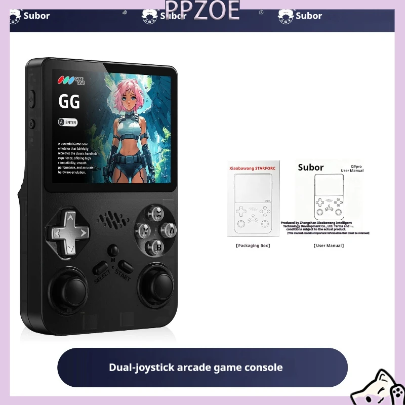Subor Q90PRO Retro Handheld Game Console Open Source Online Battle Bluetooth Gamepad PSP Emulator Portable Player Kids Gifts