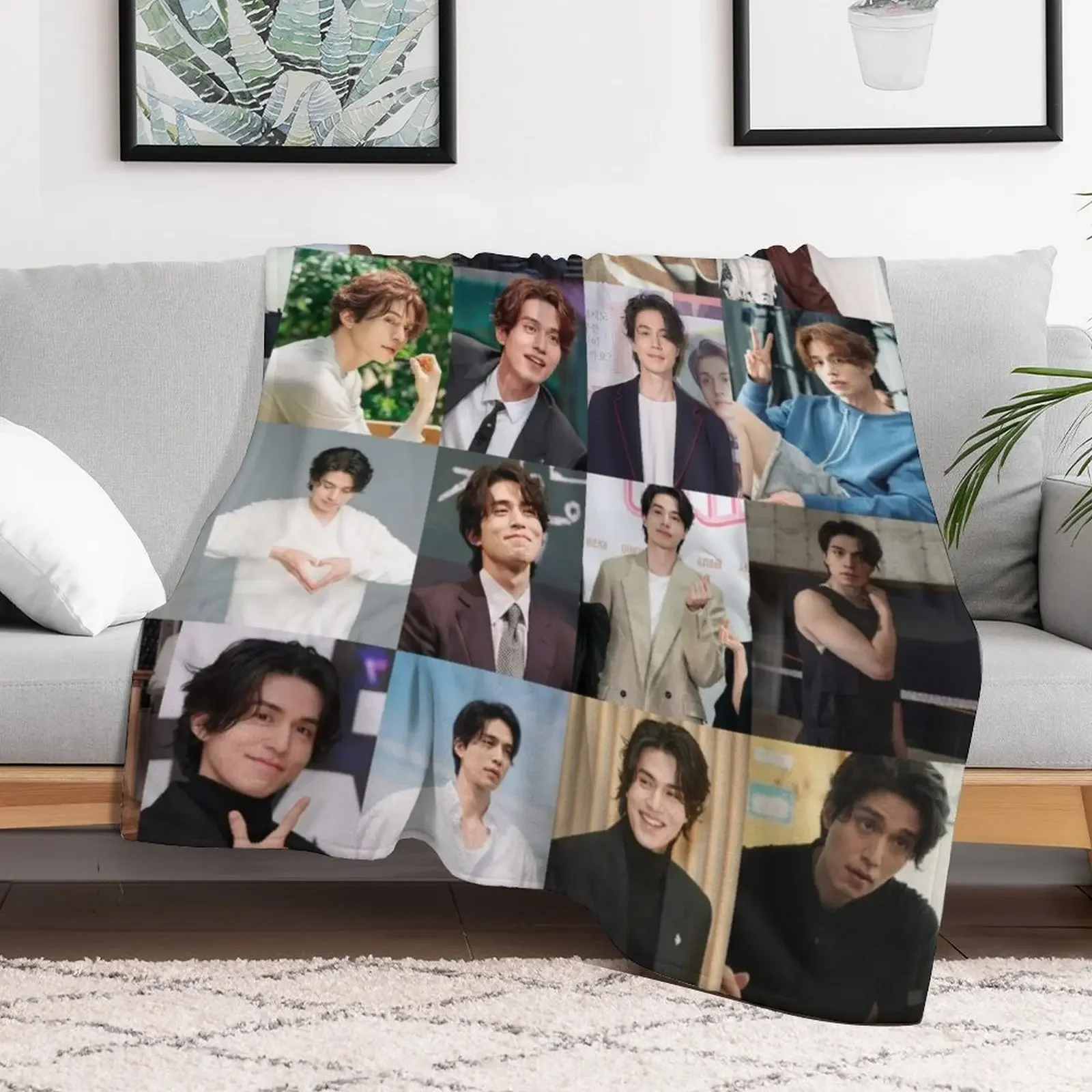 Lee Dong Wook Throw Blanket wednesday Camping Blankets For Baby Blankets