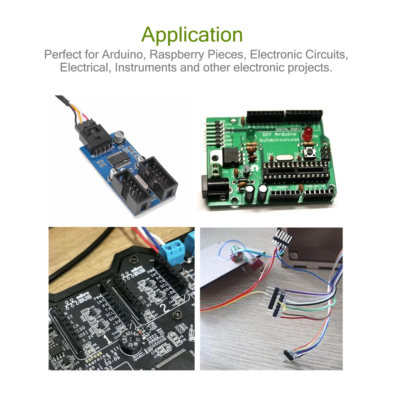 Connecteur plaqué or pour Ardu37PCB Raspberry, 40 broches mâle 2.54mm à angle droit