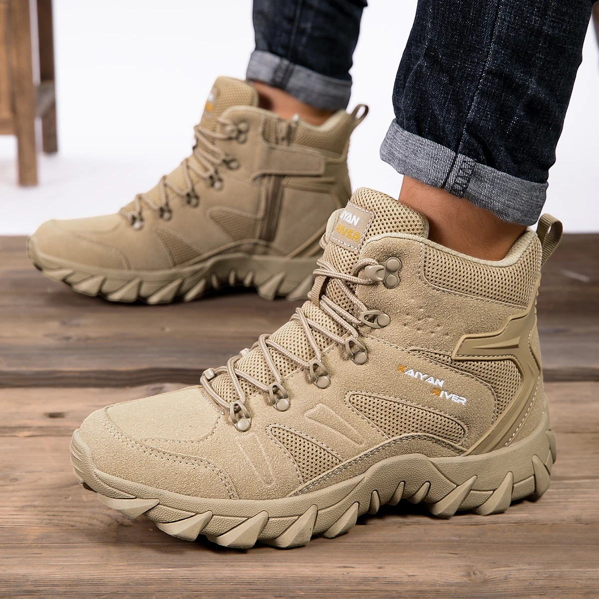 

Men Breathable Maleactical Boots Army Shoes TLace Up High Quality Military Outdoor Safety Women Unisex Training Rapid Response
