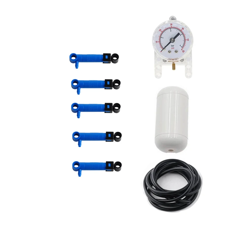 1*6 مضخة هواء MOC الطوب الأجزاء الفنية بارومتر 64065 9641 خرطوم هوائي اللبنات 19482 لتقوم بها بنفسك اكسسوارات ألعاب مضخة الهواء #3