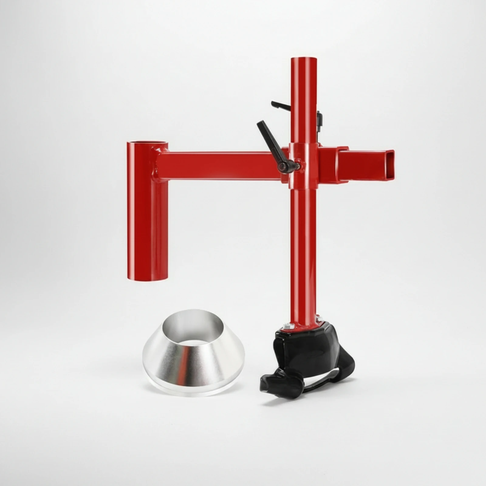Manual Tire Changer Duck Head Adapter Kit Sturdy Manual Tire Changer with Silver Cone Duck Head Adapter Kit Compact for DIYers
