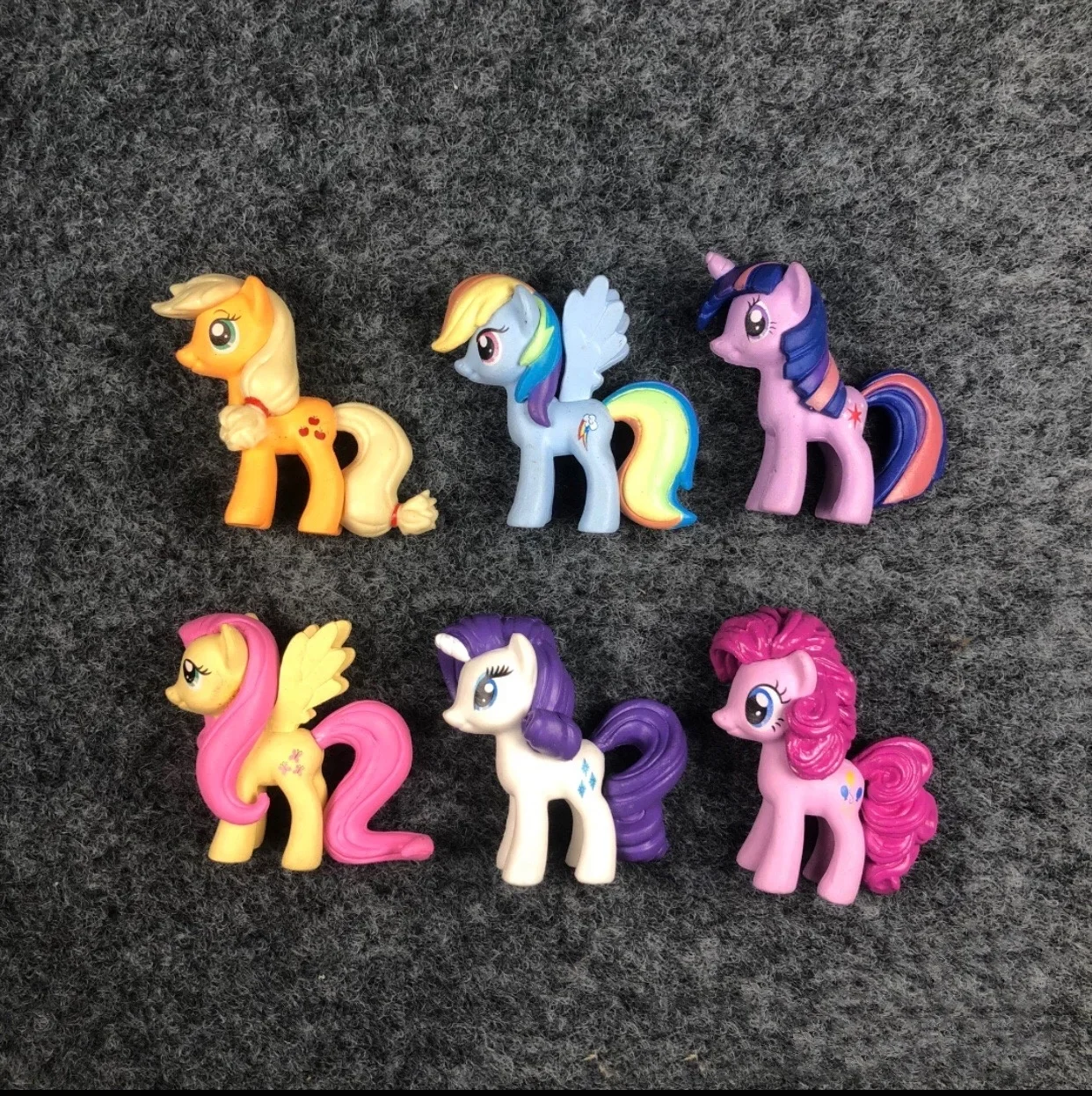 5/10Pcs Multiple Styles Horse Figure Toys 4-6cm Cartoon Anime Movies Mermaids Unicorn Pet Collection Model Dolls for Girls