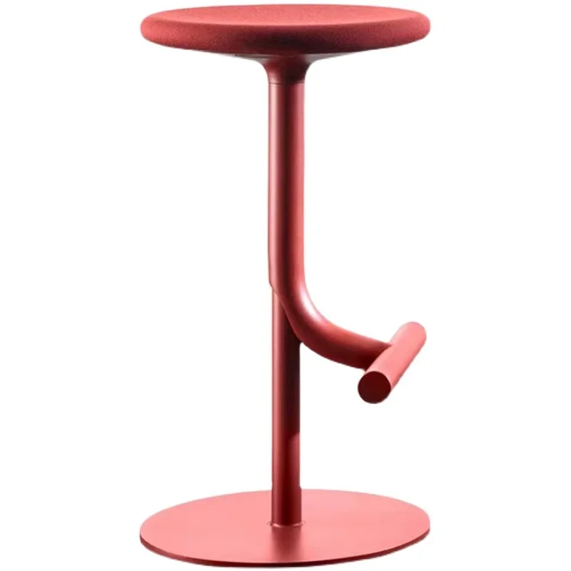 

Italian light luxury fiberglass special-shaped high bar chair model house sales office