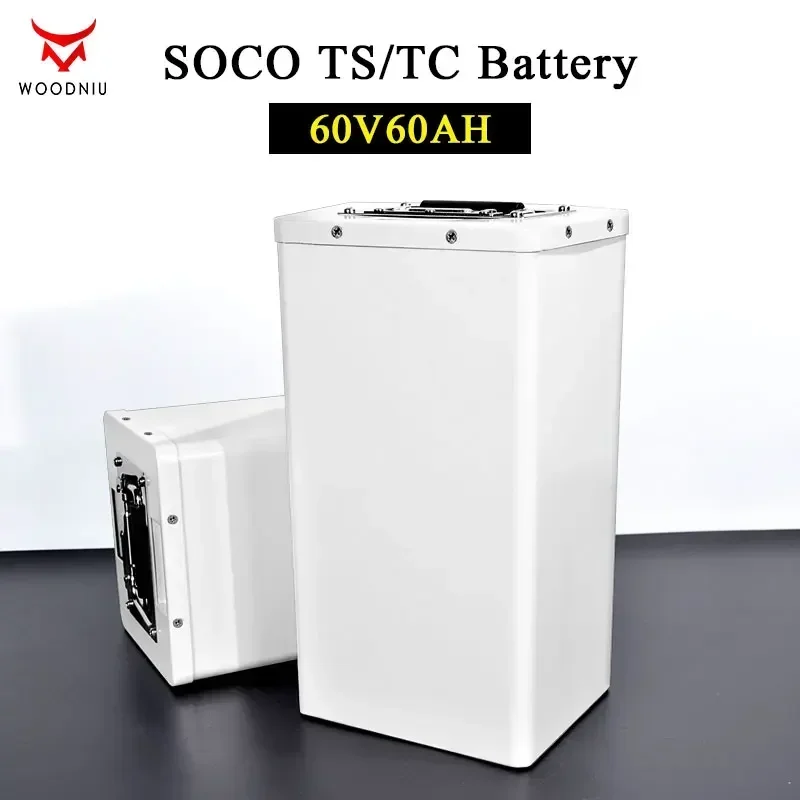 For Super SOCO TS TC TSX Battery 60V 60AH Bluetooth APP Controller Charger Replacement Motorcycle Accessories Batteries