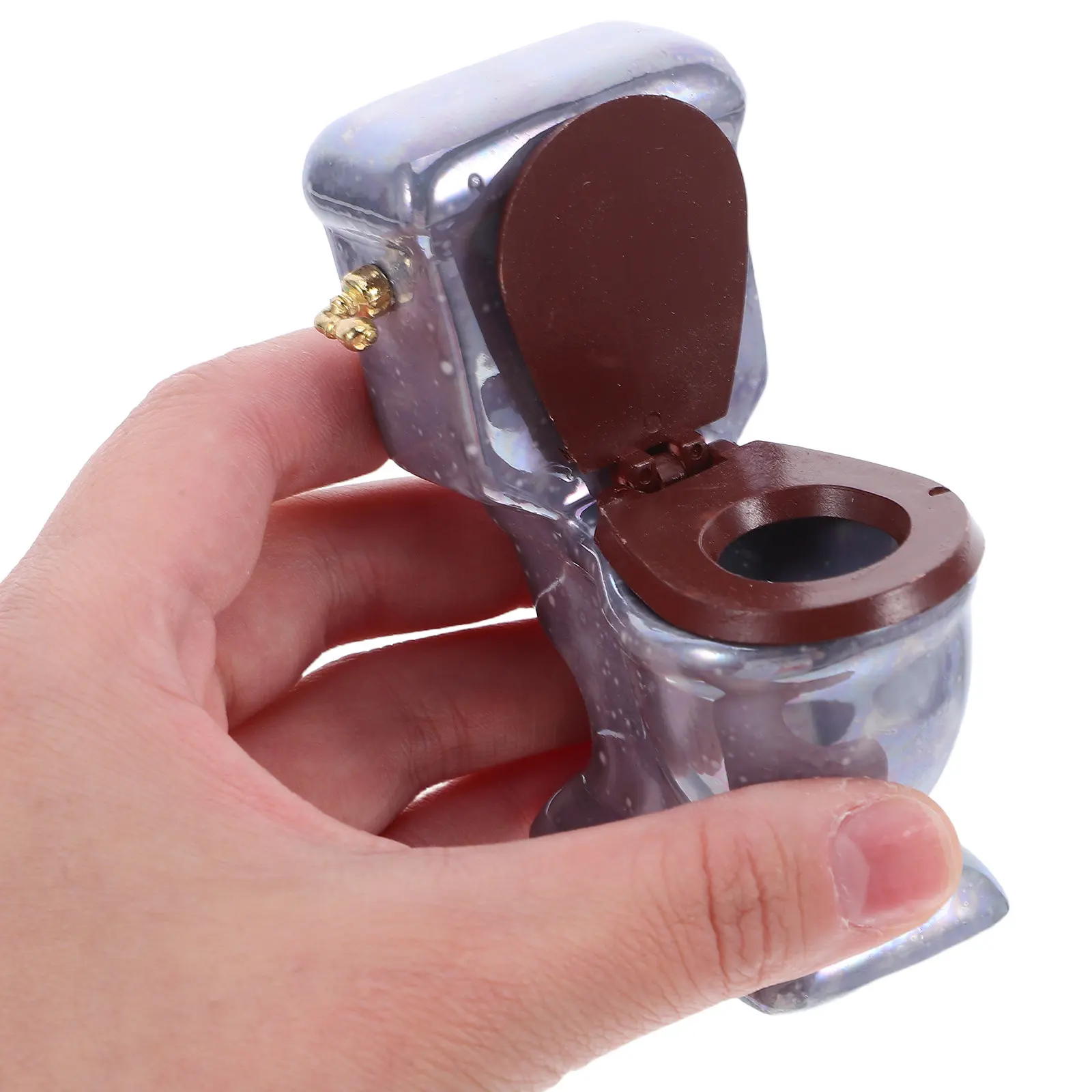 

1Set Miniature Porcelain Bathroom Set Bathtub Toilet Sink Mirror Realistic Compact Mini Furniture Accessories for Dollhouse