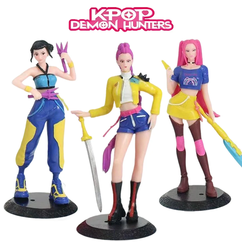 Figurines de chasseurs de démons Kpop, 18cm, jouet Derpys Tiger Rumi Mira Zoey Sussy, ornement, cadeaux d'anniversaire