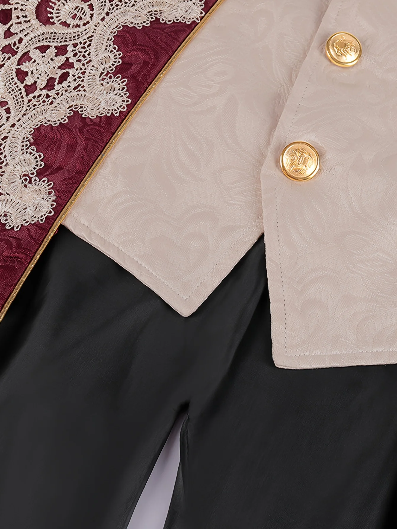 Men's Steampunk Medieval Tuxedo Gothic Victorian Era Frank Jacket Uniform Long Style