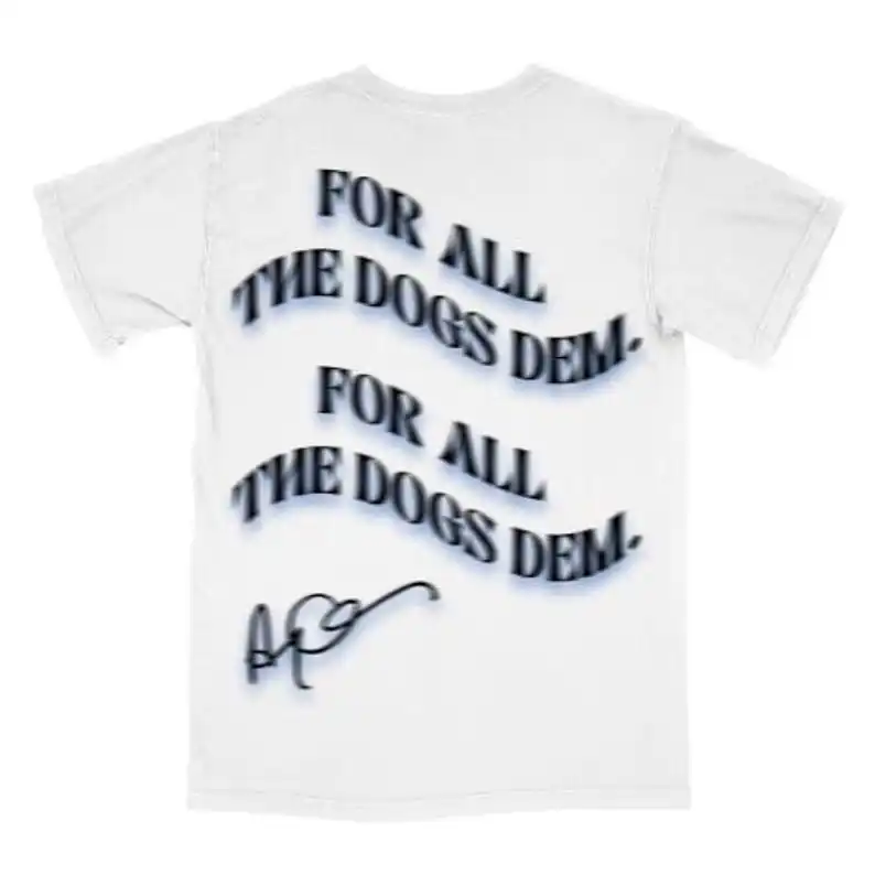 Drake Graphic Tee, For All The Dogs Vintage Rap T-Shirt, Hip Hop Streetwear, Long Sleeve and Sweatshirt Available, Unisex Fit fo