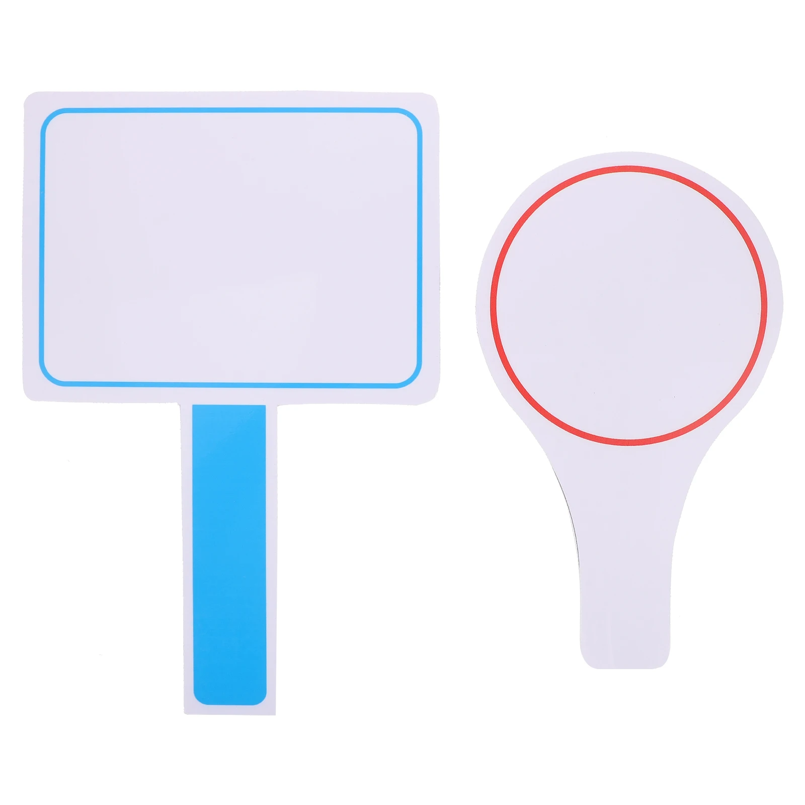 

2 Pcs Scoreboard Handheld Dry Erase Paddle Portable Paddles Foam Boards Answer