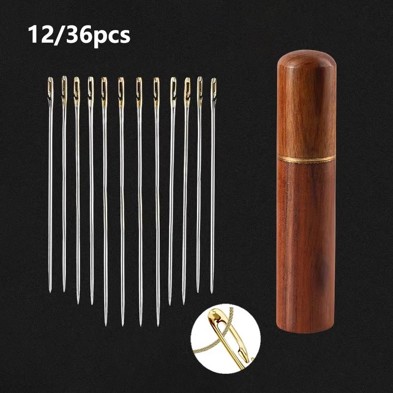 

Self-Threading Household Sewing Needles With Side Holes For Manual Sewing. No Need To Thread. Diy Clothing Sewing Tools