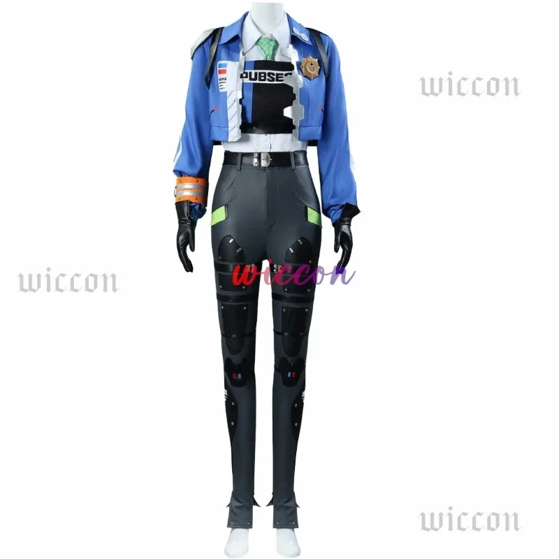 

Чжу Юань Костюм Парик Косплей Zenless Zone Zero Criminal Investigation Специальная командаponse Eridu Uniformr, 7;k'2.s;9,