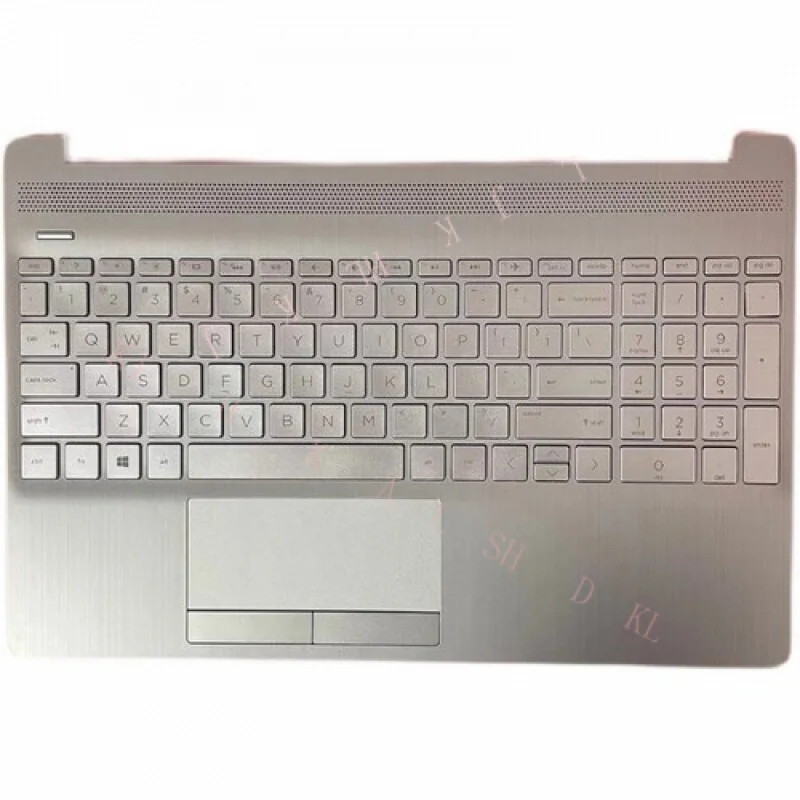 

N NEW For HP 15-DW 15T-DW 15S-DU UPPER CASE PALMREST Touchpad Keyboard L52022-001