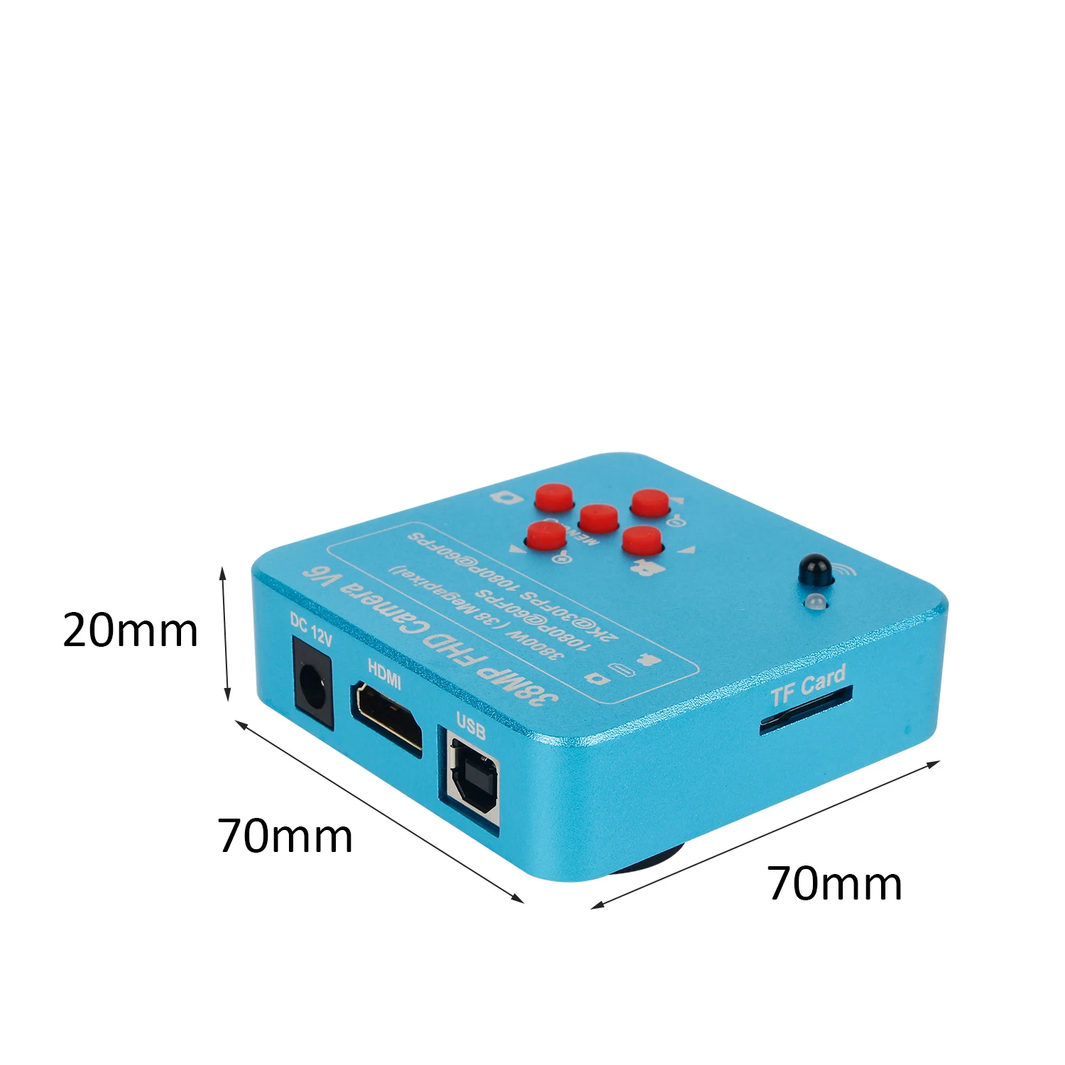 2K 4K Digital Industrial Electronic Video Microscope Camera 48MP 38MP Trinocular Cameras HDMI VGA 1080P For Soldering PCB Repair