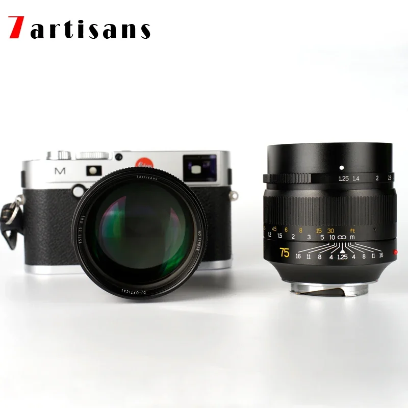

НОВЫЙ портретный объектив 7artisans 75 мм F1.25 Leica M-mount для камеры Leica M-M M240 M3 M5 M6 M7 M8 M9 M9P M10