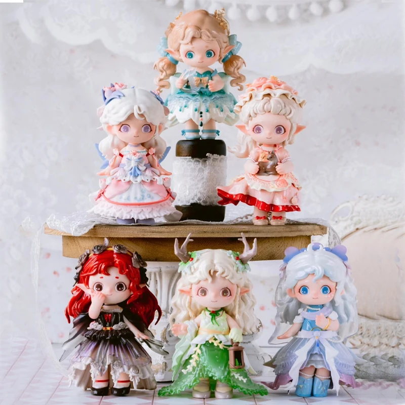 

HEYONE JoyFlower FairyWhisper Series Blind Box Kawaii Art Toy Collectible Figure with Luminous Skin Texture (Genuine) Gift Toys