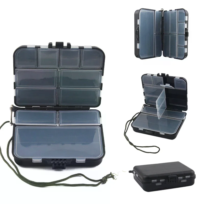 Mini Storage Case Flying Fishing Tackle Box Fishing Spoon Hook Bait Storage Box Fishing Accessories