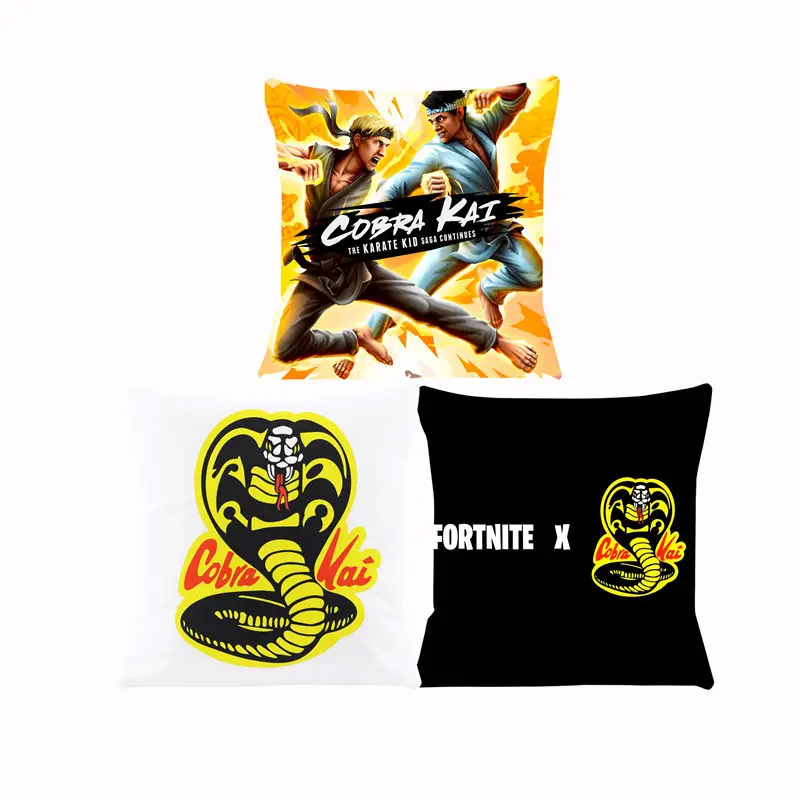 Cobra Kai Karate Cushion Cover Christmas Pillow Cover Pillow For Chairs Home Decorative Cushions For Sofa Throw  SJ-384