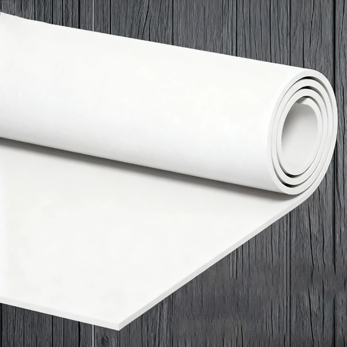 Acid Resistant Alkali Resistant Vacuum Rubber - White Natural EPDM Rubber Sheet 2/3/4/5/6/8/10mm Thickness