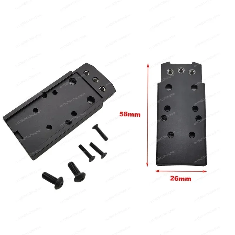 Universal Metal Adapter Base Plate For Sig Sauer P320 M17 M18 P320 XFull XCompact P320-XTEN RMR Doctor Noblex Ade Frenzy Sight image 3