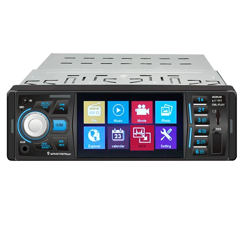 

4026 4.1 Inch 1 din car stereos Auto Radio Multimedia Mp5 Player With Fm BT