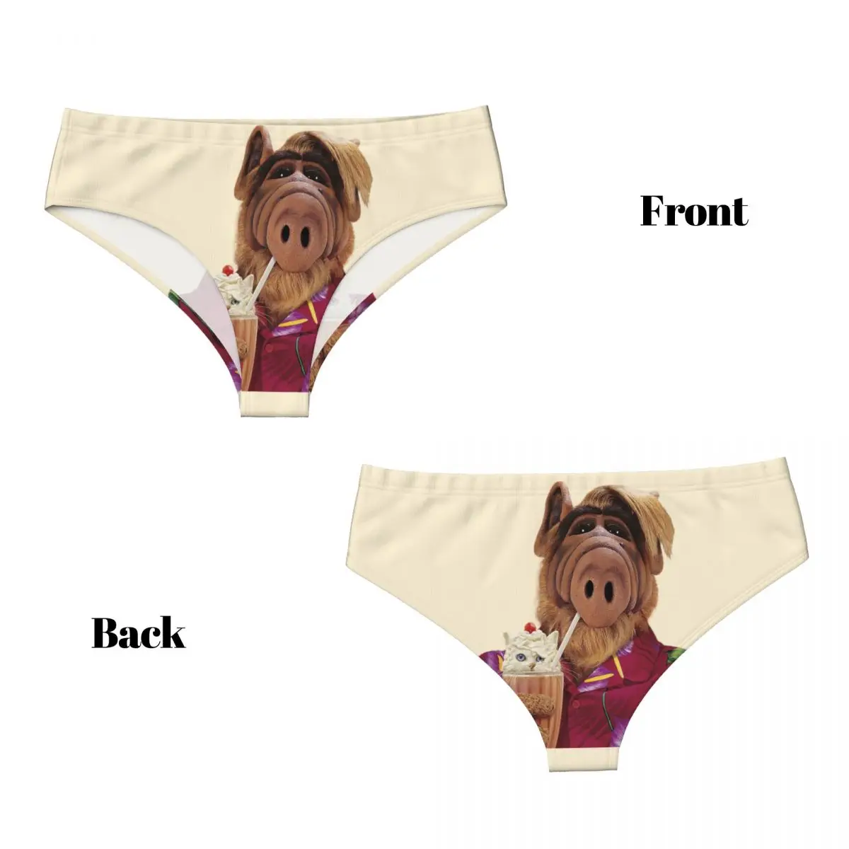 مخصص مضحك ألف ميمي سراويل قصيرة المرأة الراحة الغريبة الحياة شكل الخيال العلمي برنامج تلفزيوني الملابس الداخلية