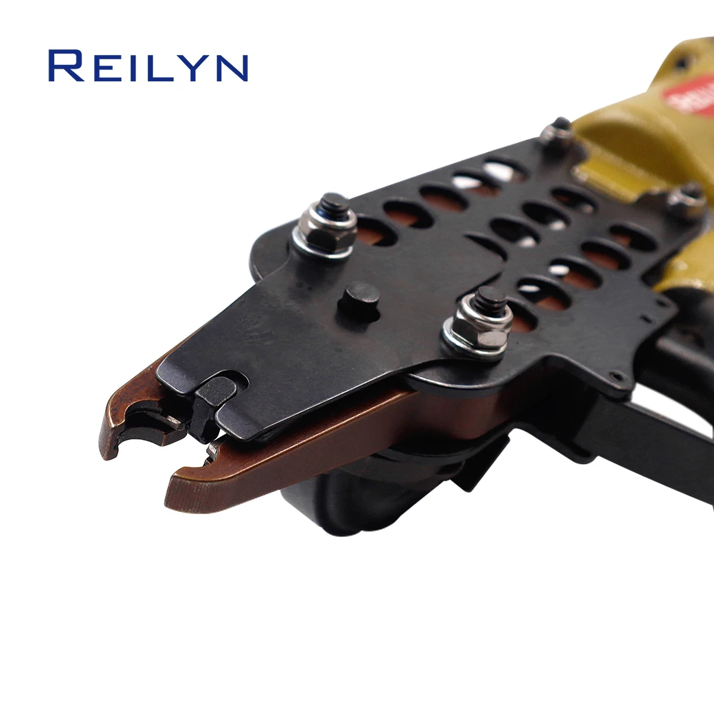 Reilyn SC7E-I2 Long Nozzle C-Type Pneumatic Nail Gun for Wire Metal Mesh And Spring Frame Bundling