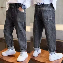 New Kids Boys Clothes Jeans Pants Children Wears Denim Clothing Infant Baby Trousers Bottoms 4 5 6 7 8 9 10 11 12Years