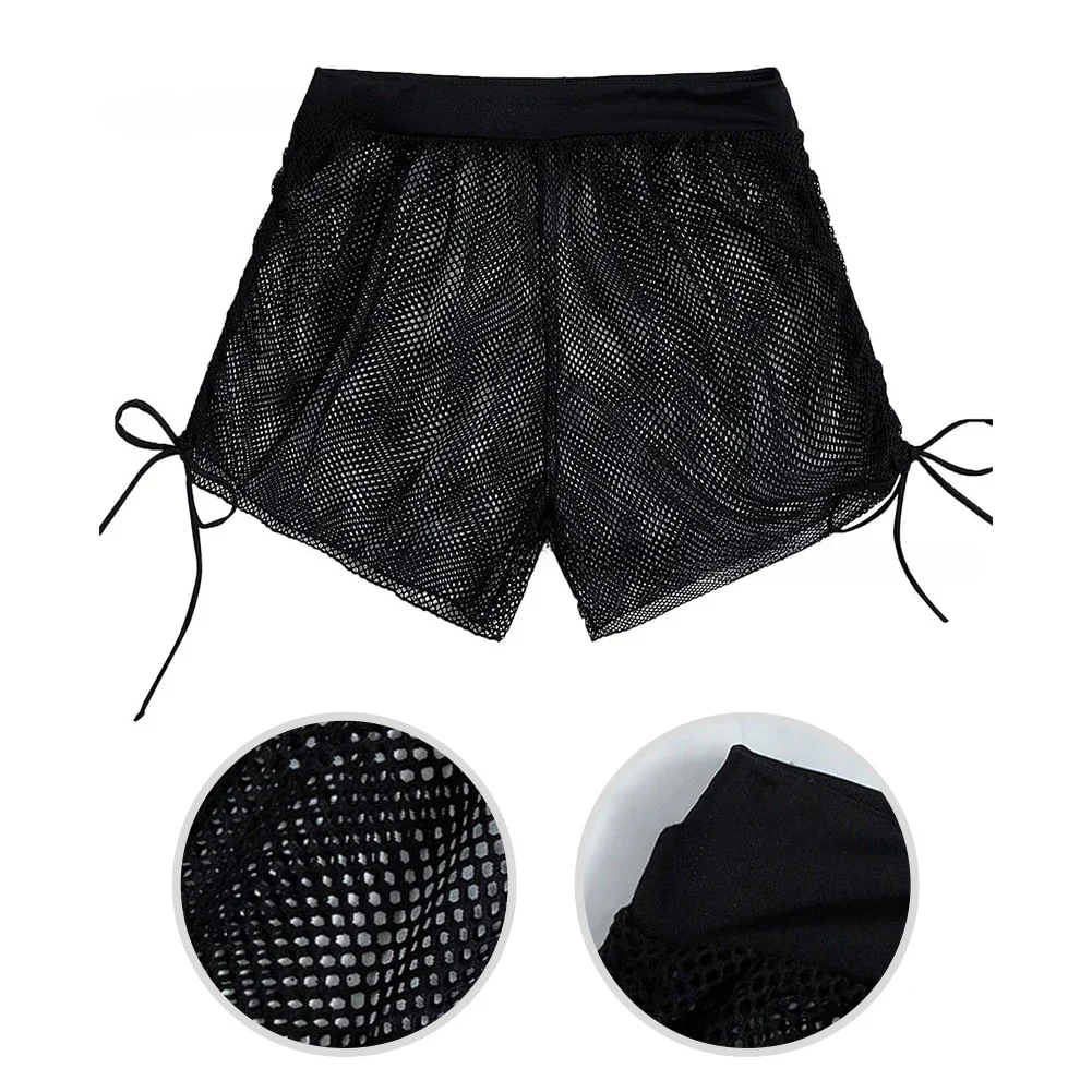 Bluzka plażowa Spodenki siatkowe Domowy hotel Domowy hotel Średni rozciągliwy poliester Jednolity kolor Wszystkie pory roku Wysoka talia Na plażę